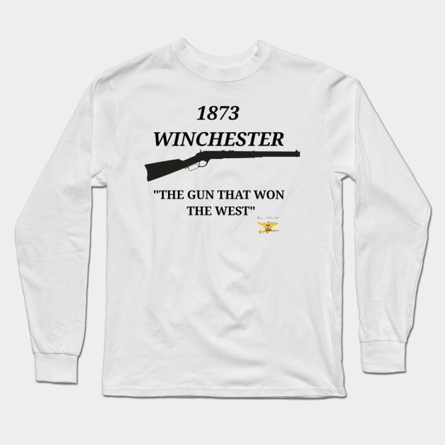 1873 Winchester Long Sleeve T-Shirt by disposable762